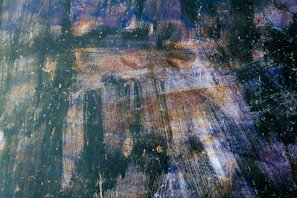 Oil painting featuring romantic dark art textures with subtle pop art highlights.