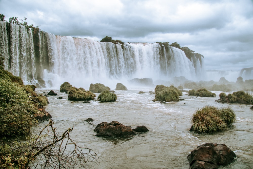 waterfalls during daytime