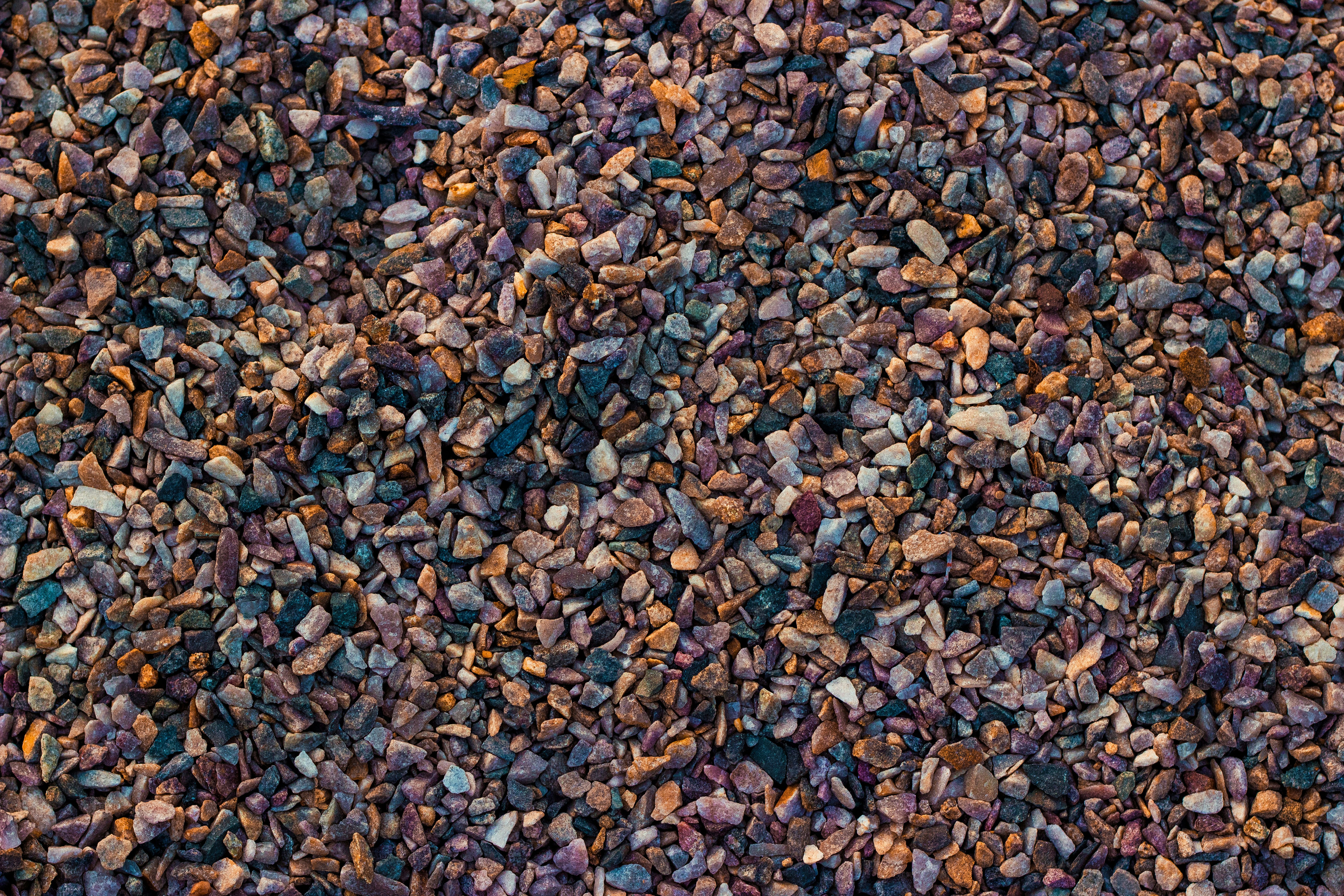 brown and black pebbles