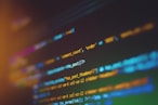 shallow focus photography of computer codes