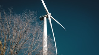 low angle photography of windmill