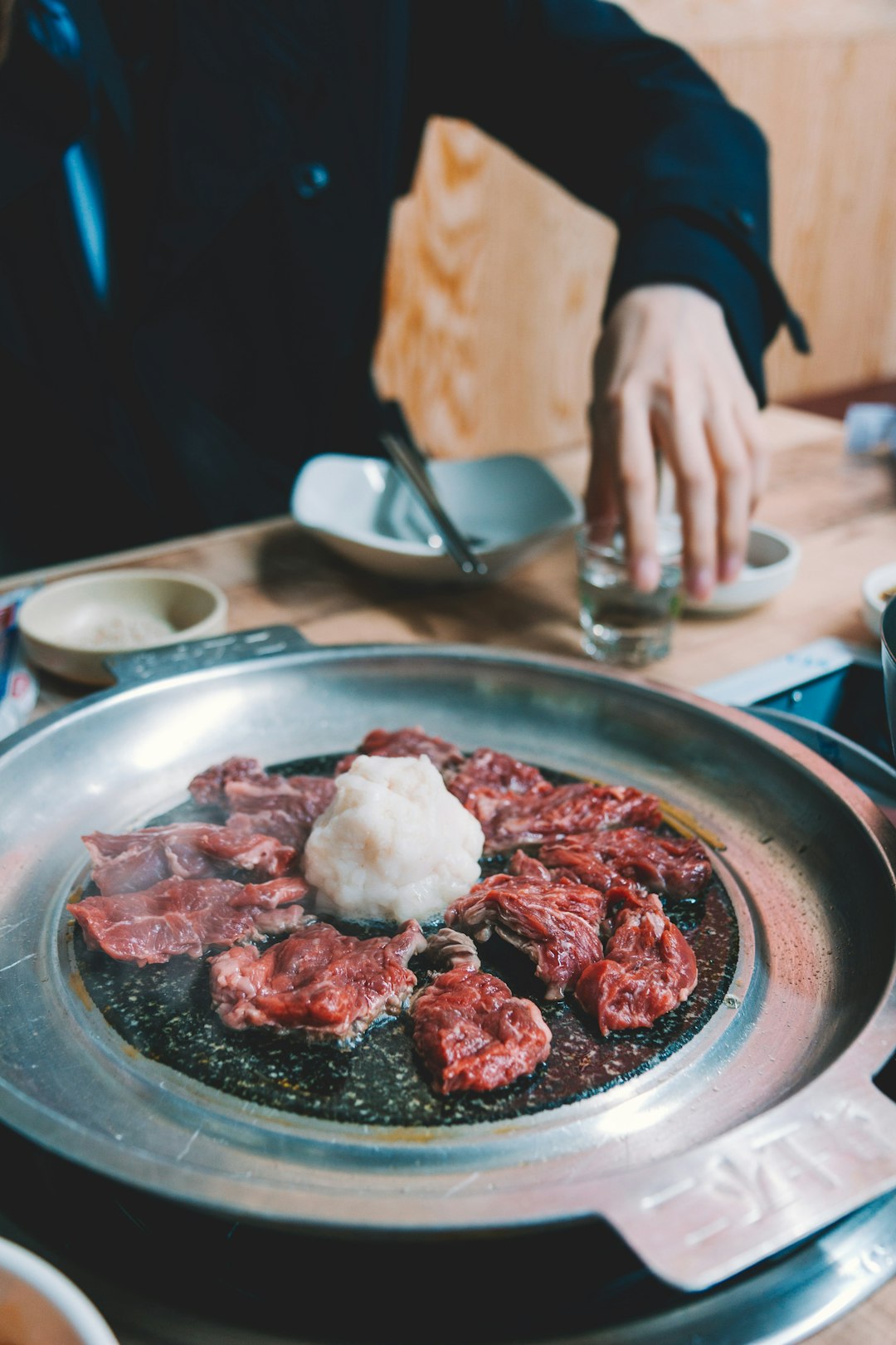 grilled meat on tray