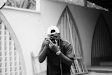 Smiling Nigerian student