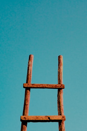 brown ladder