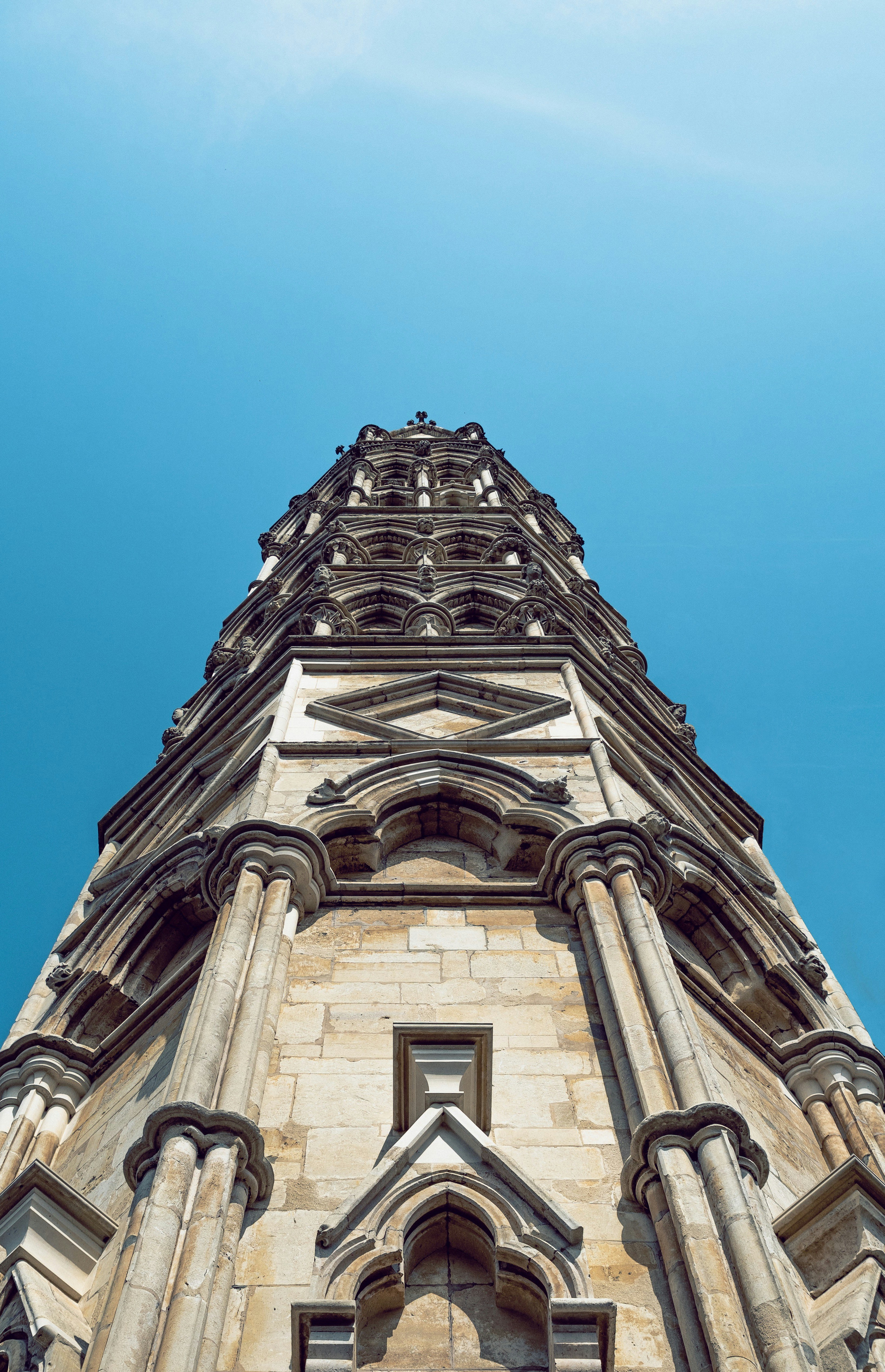 low angle photo of concrete building