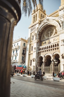 Cathedral of Saint Vincent de Paul, Tunis Tunisia during daylight