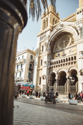 Cathedral of Saint Vincent de Paul, Tunis Tunisia during daylight