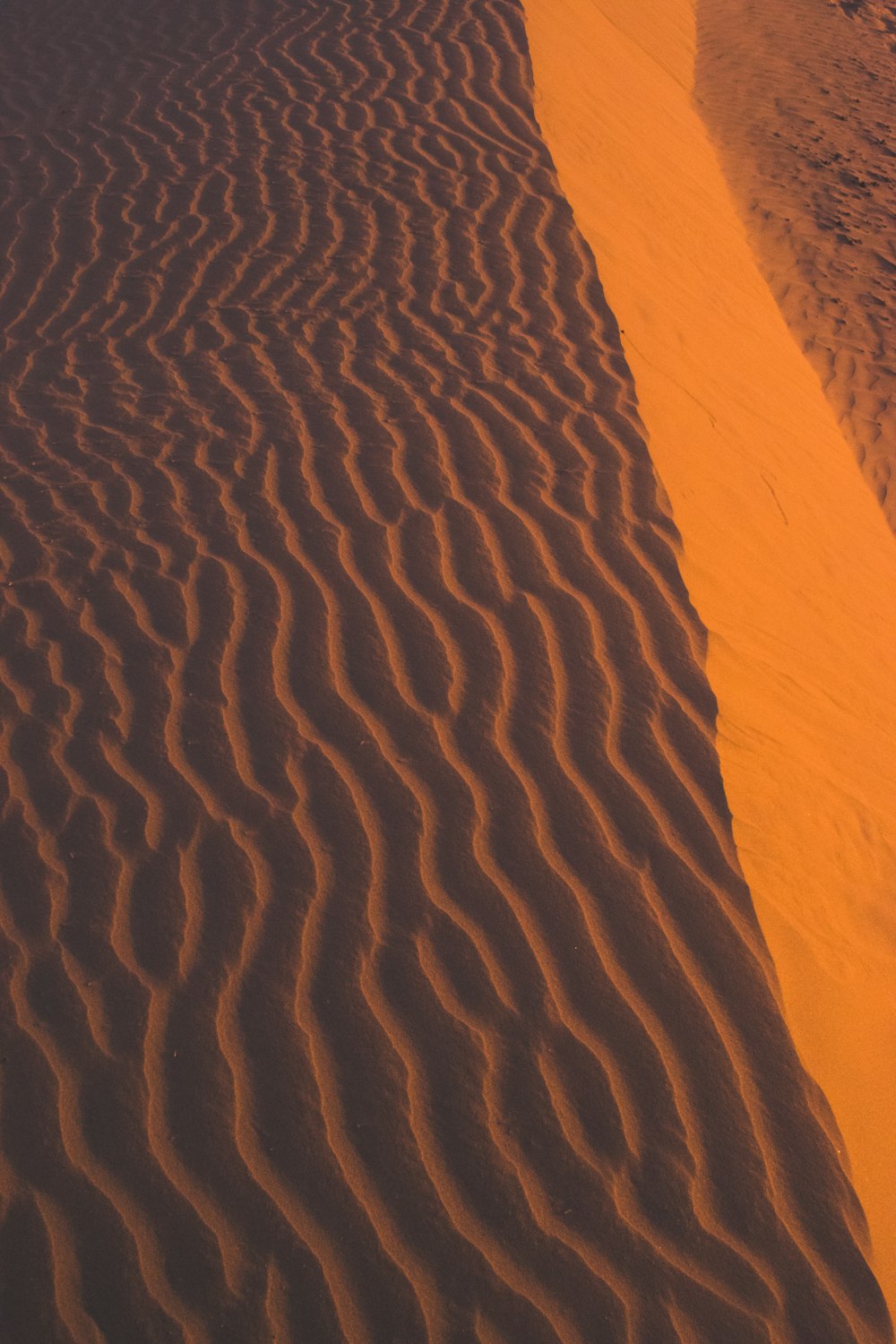 aerial photography of desert