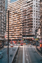street with view of apartment complex