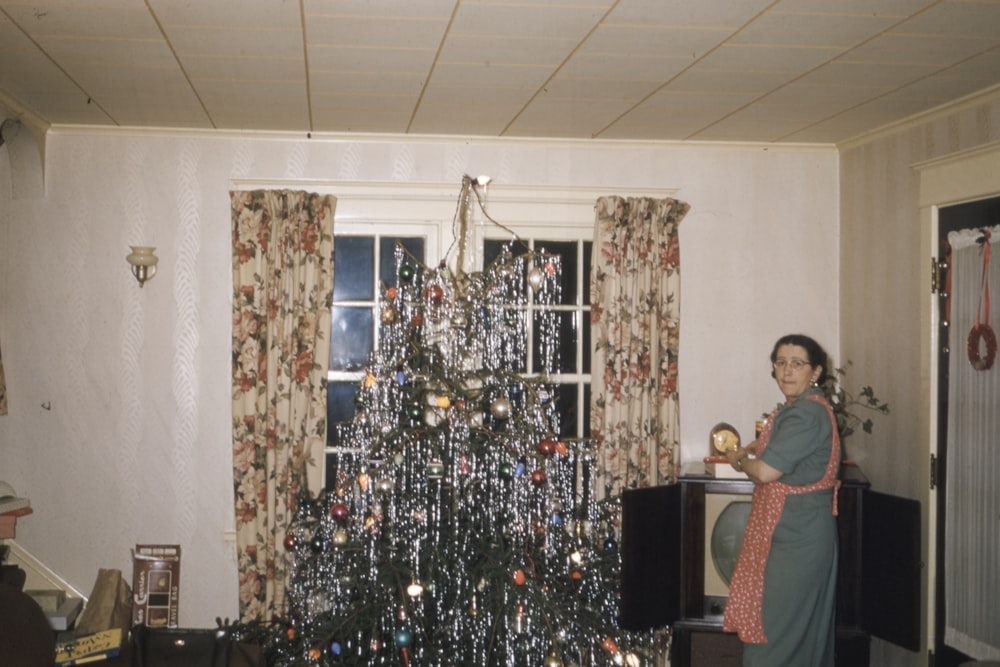 woman near tree