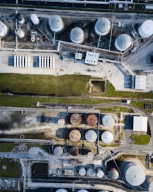 bird's-eye photography of city
