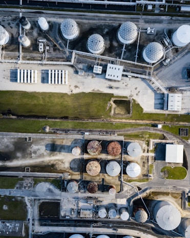 bird's-eye photography of city