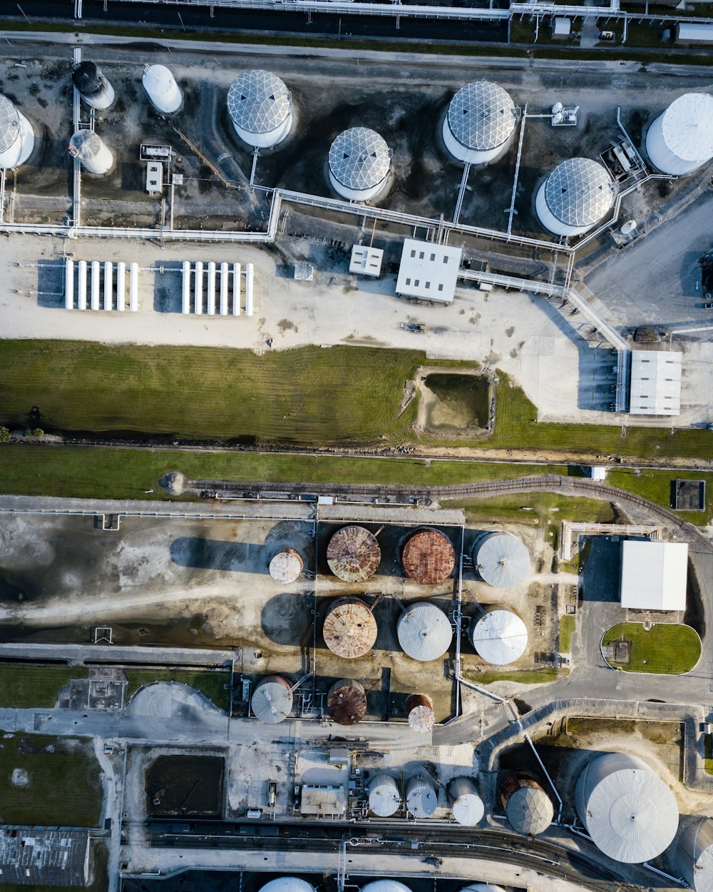 bird's-eye photography of city