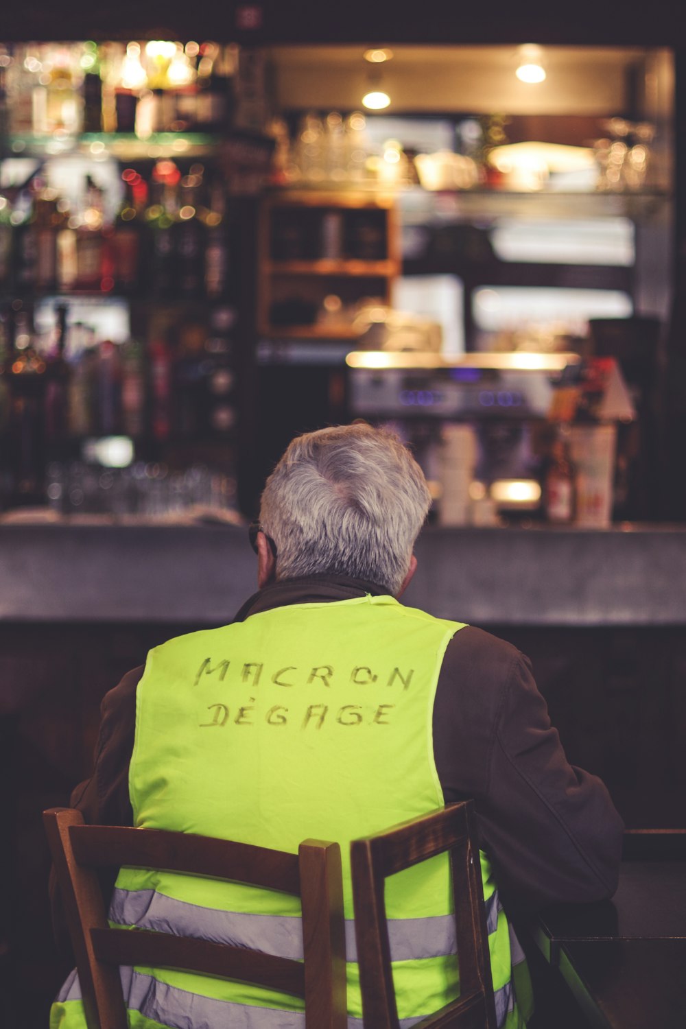 man sitting down