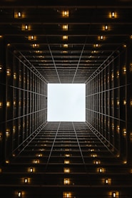low-angle view of high-rise building