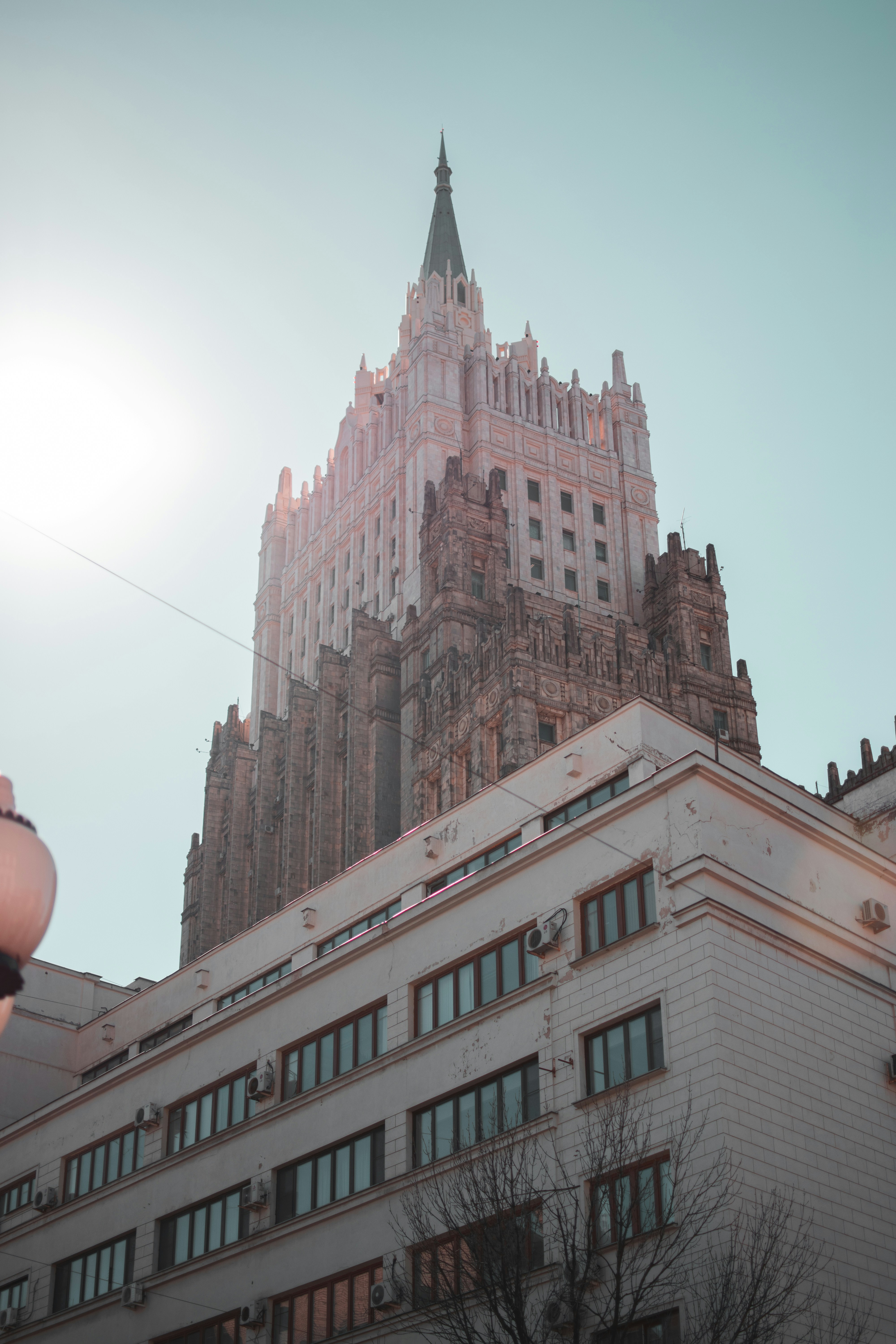 white concrete building