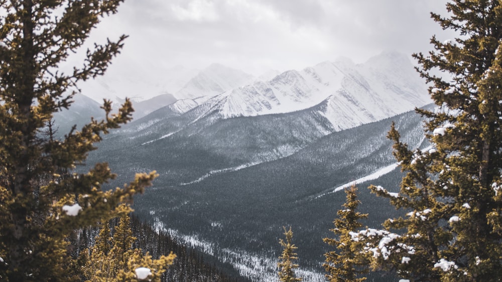 high-angle photography of mountain range