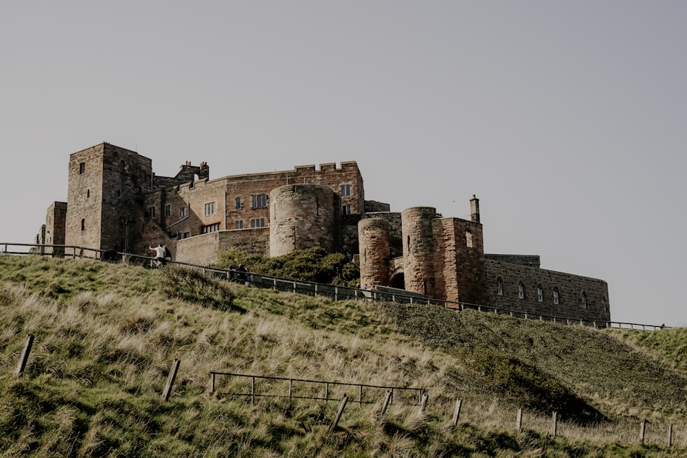 low angle photography of castle during daytime