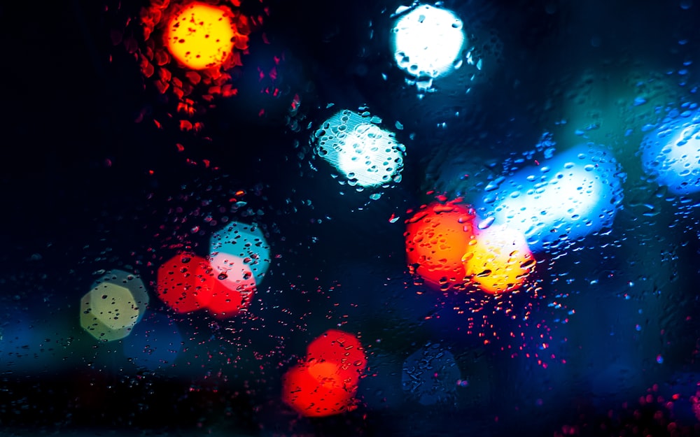 bokeh photography of assorted-color lights