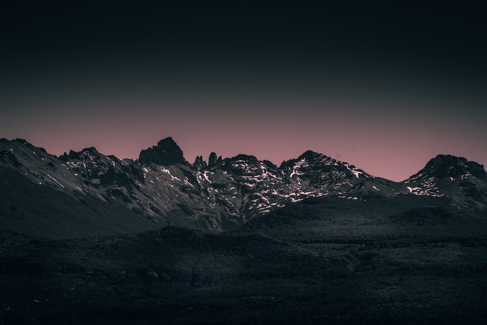 snow covered mountain