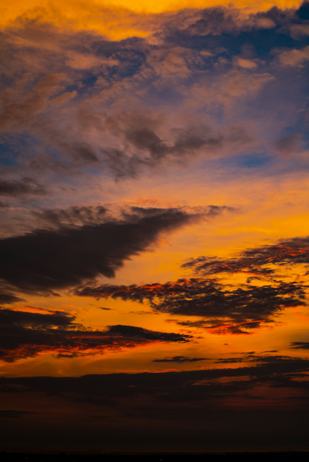 sky during golden hour