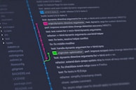 Automated DevOps pipeline visualization with continuous integration and deployment stages.