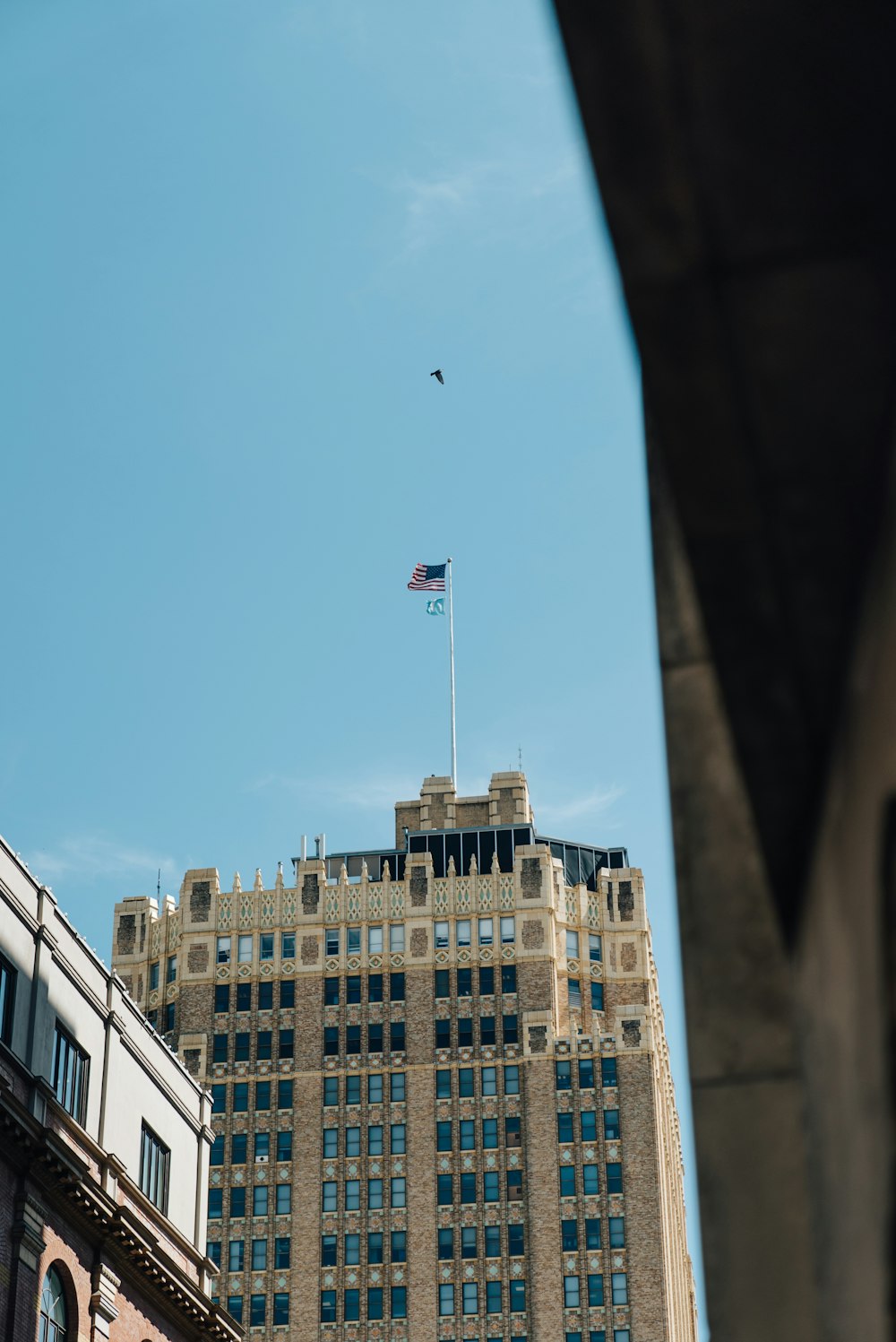 gray painted building