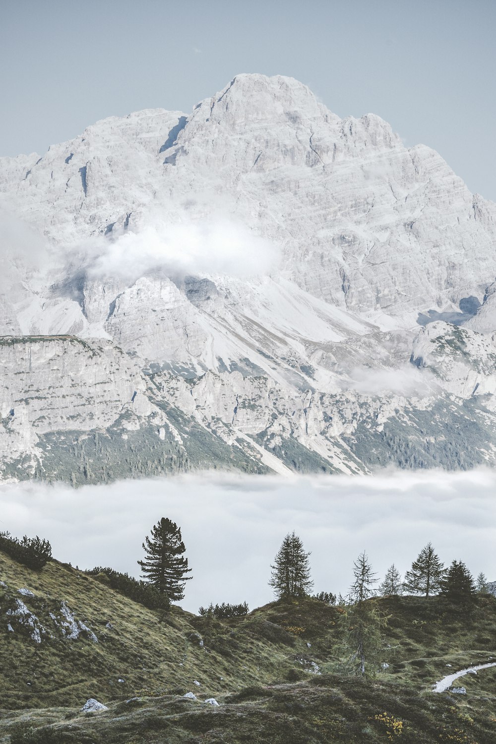 snow covered mountain