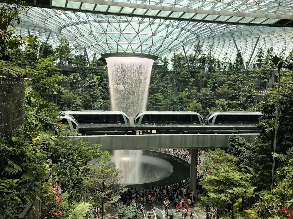 bridge in airport