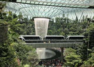 bridge in airport