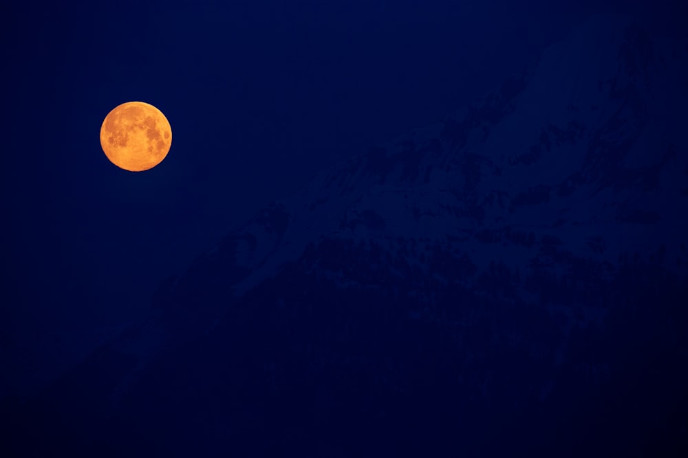 close-up of moon