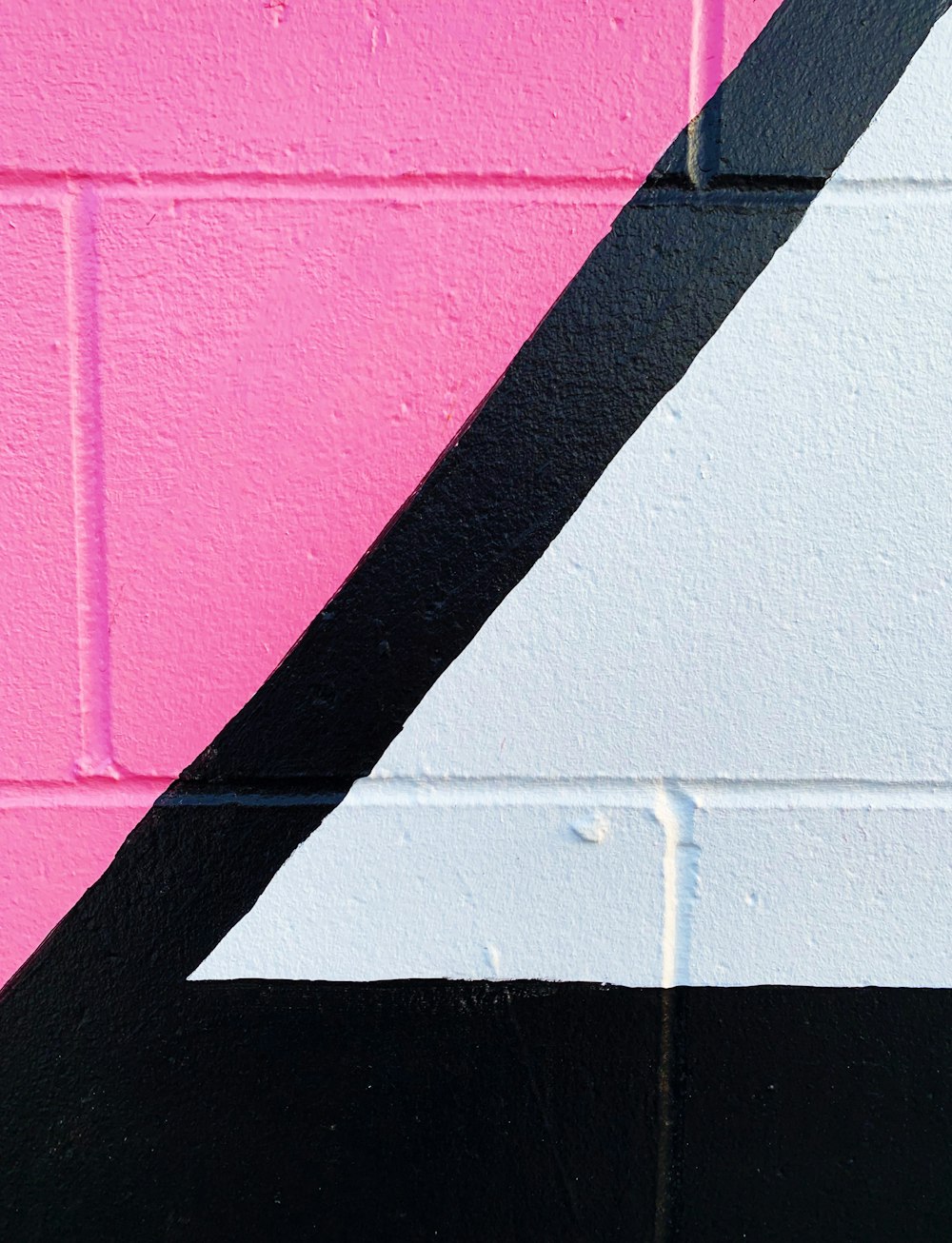 pink, white, and pink concrete pavement