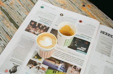 Prensa y cafe. The Foundy