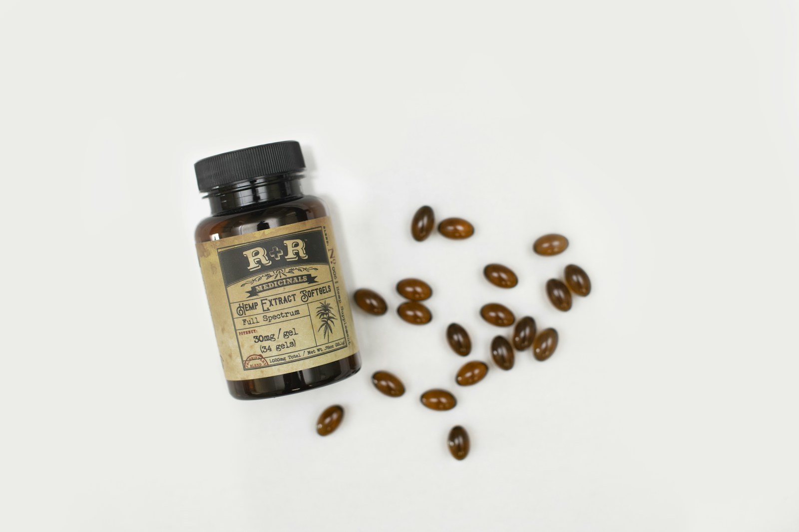 Daily Essentials category — herbs and capsules on stone