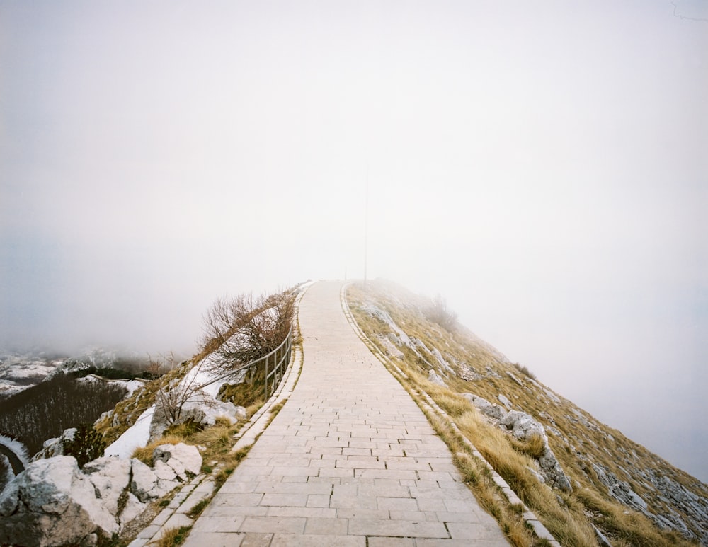 gray concrete road during daytime