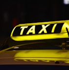 yellow Taxi light sign