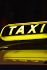 yellow Taxi light sign