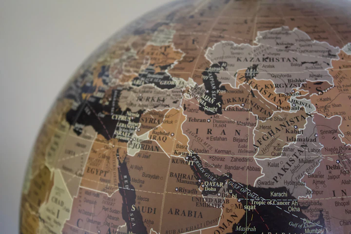 Globe representing diverse cultures around the world