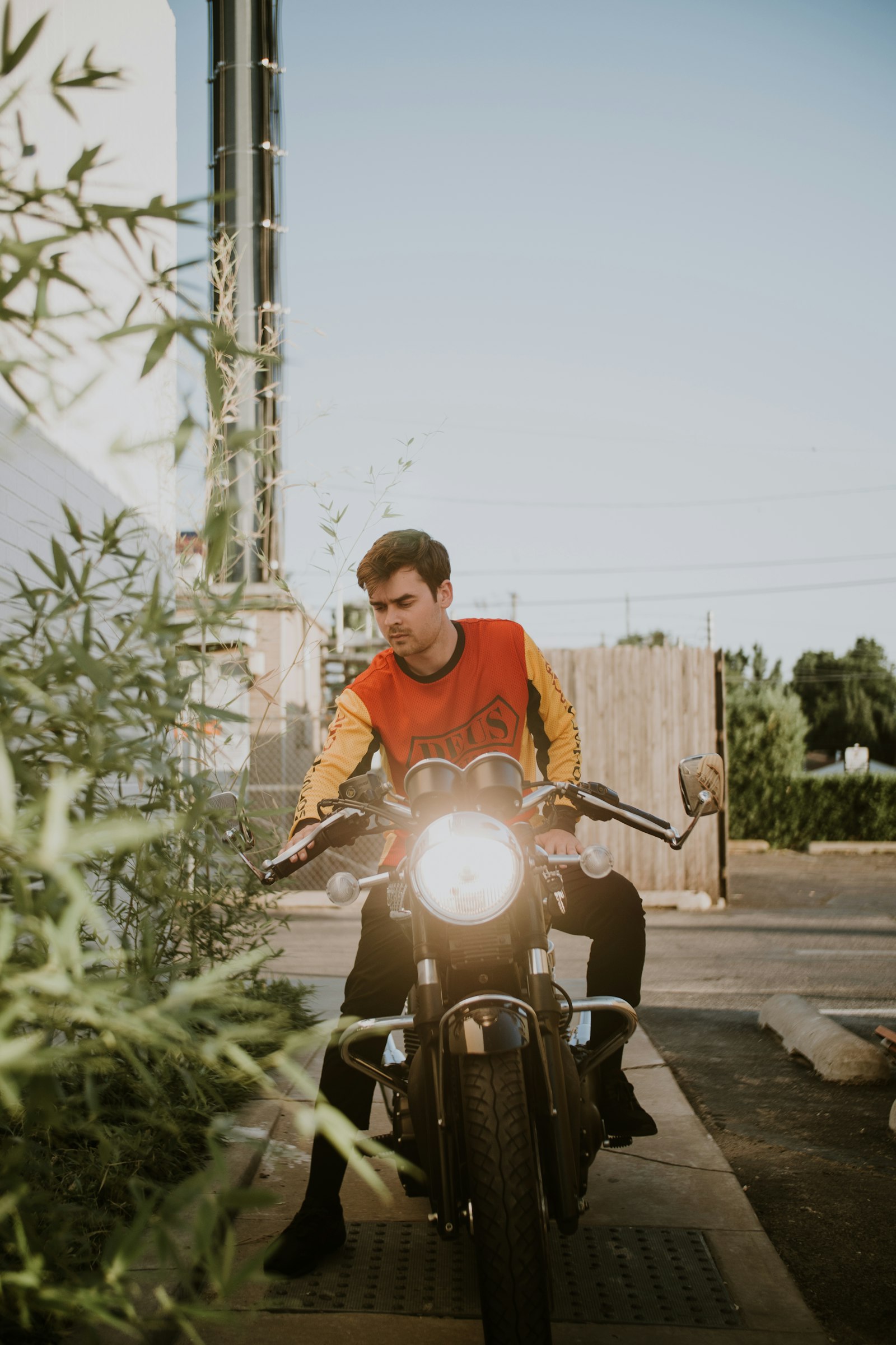 .64x Sigma DC 18-35/1.8 HSM sample photo. Man riding motorcycle photography