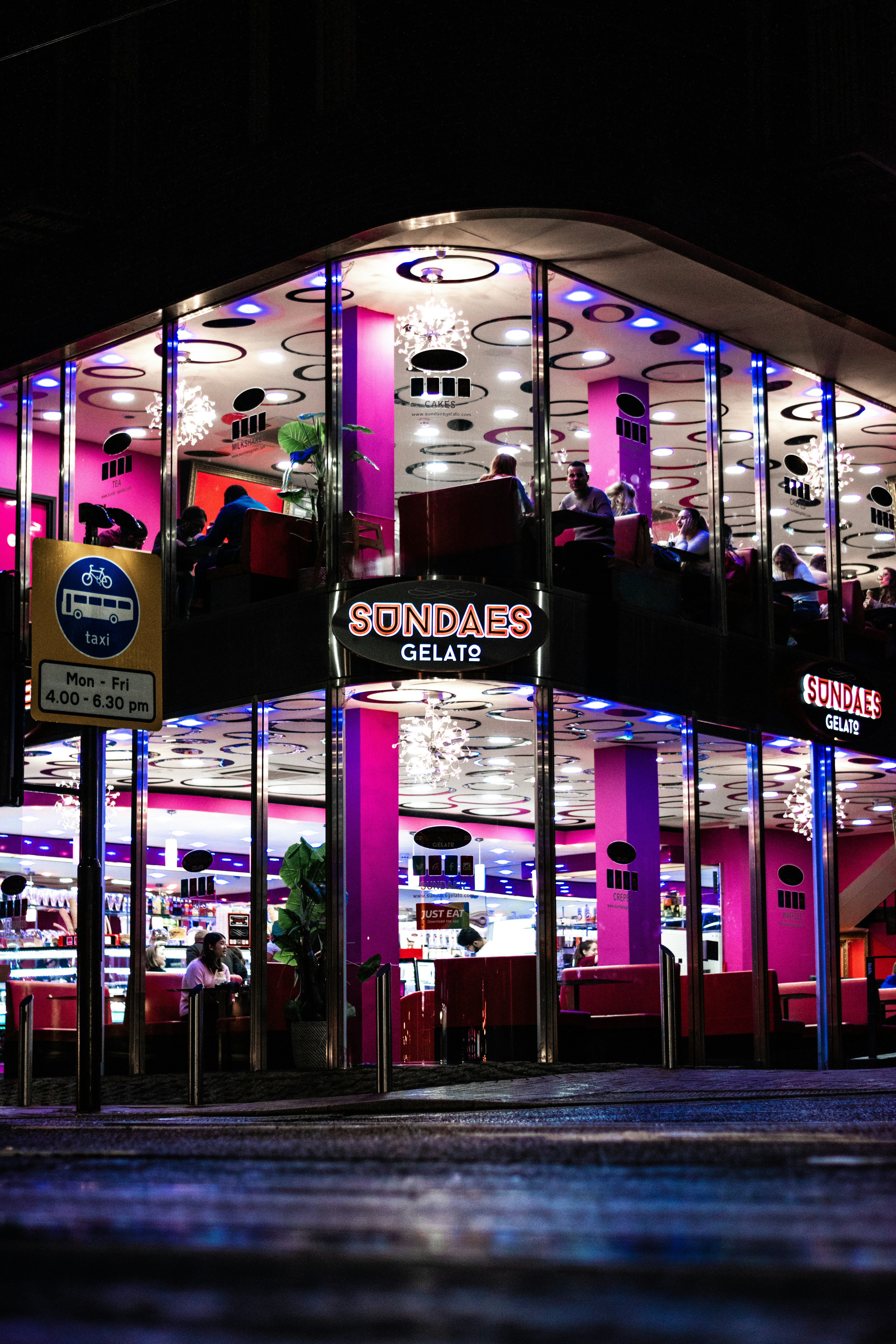 lighted building during nighttime
