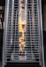 fire in metal cage