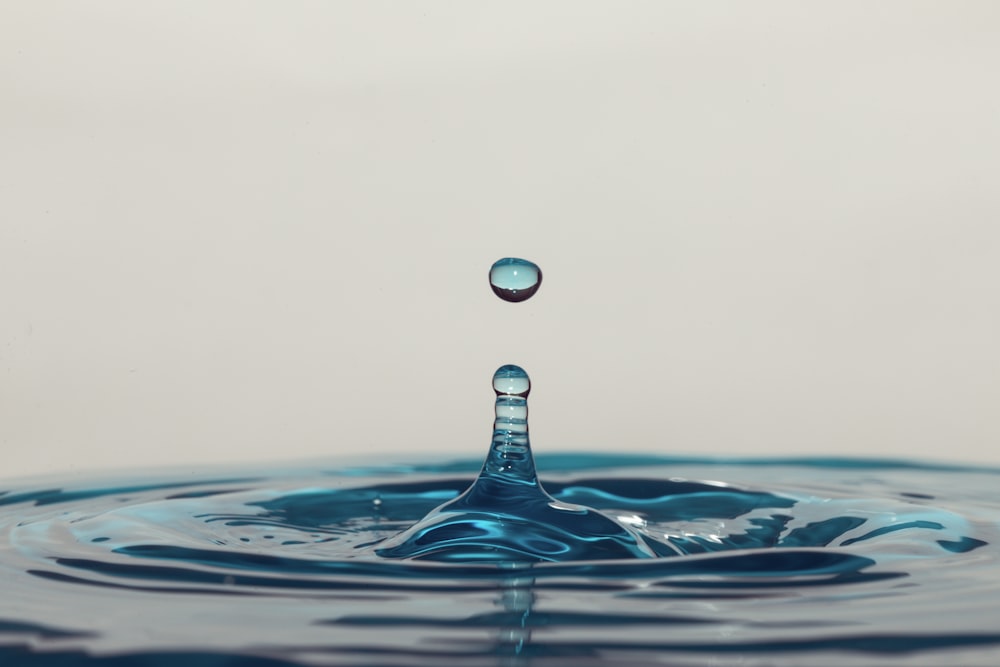 fotografia di gocce d'acqua