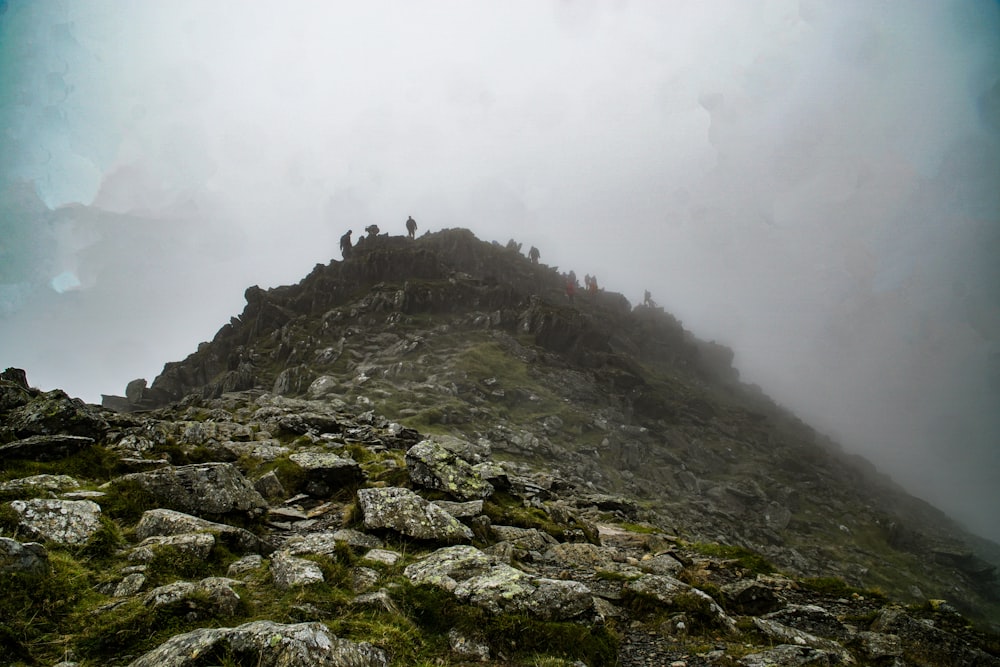 foggy mountain