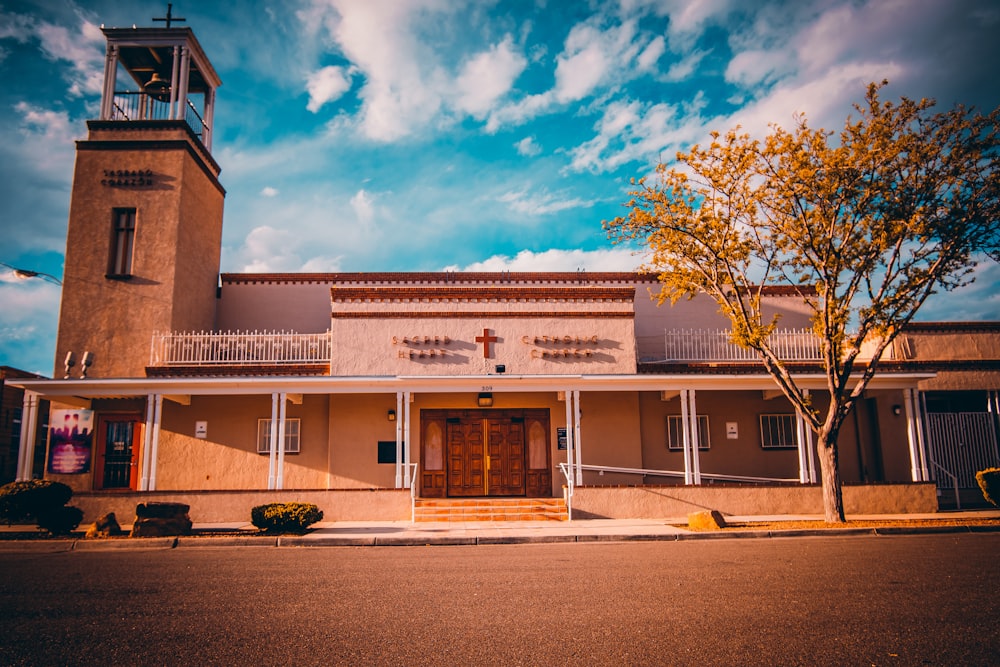 brown and white church during daytime