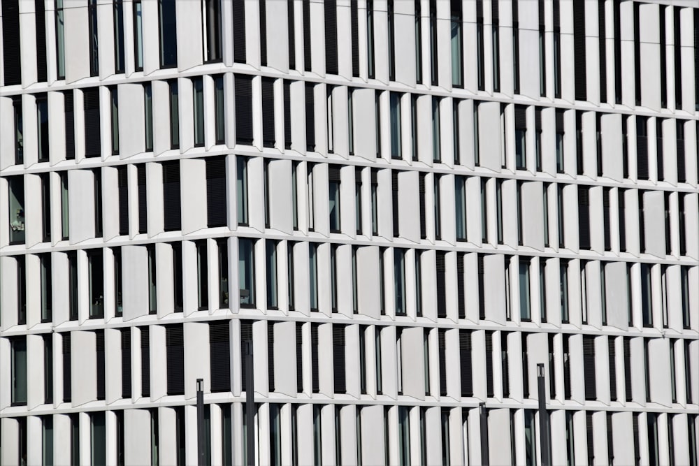 white concrete building view