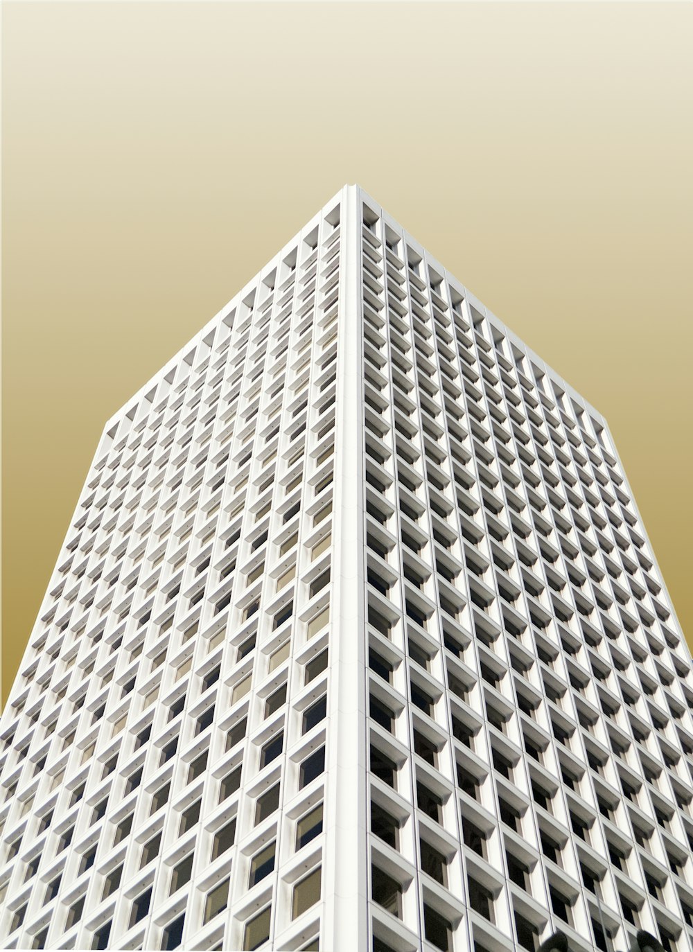 low angle high-rise building