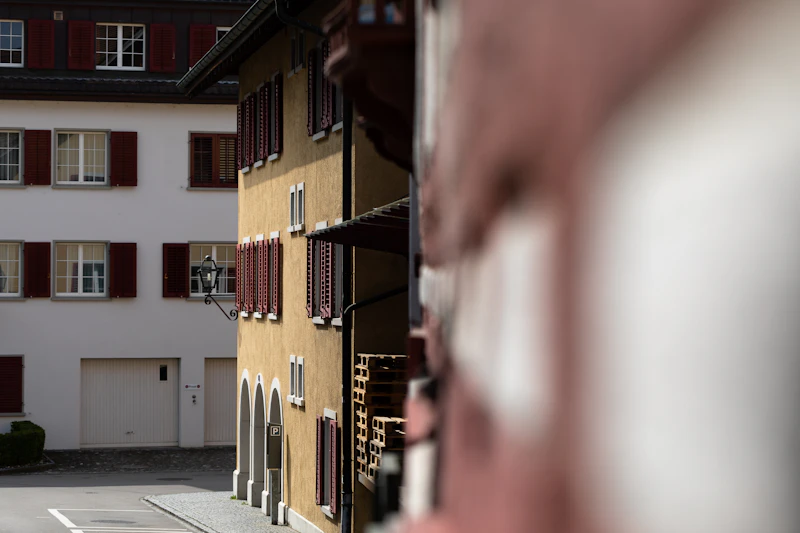 Detail einer Fassade