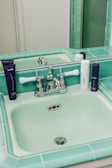 silver faucet
