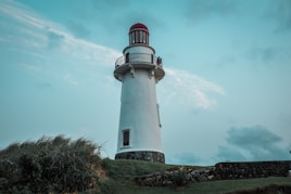 white and red lighthouse