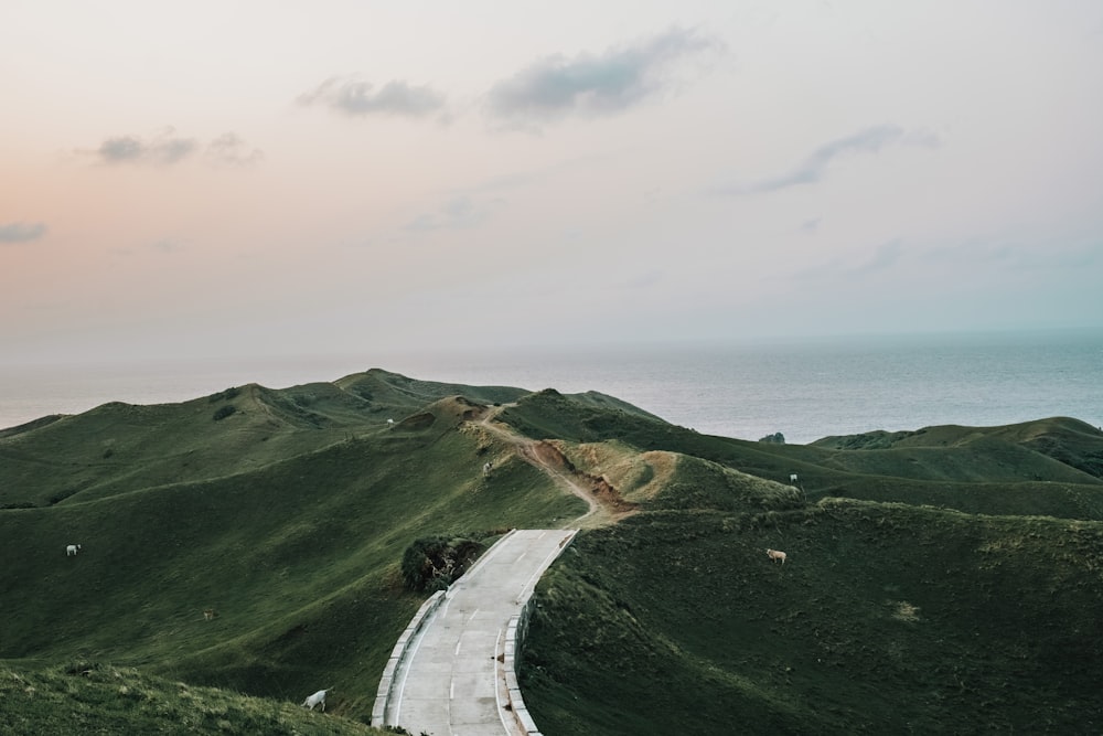 roadway ridge in nature photography